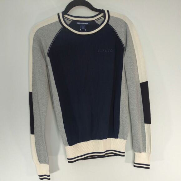 Cutter & Buck Womens Stride Colorblock Sweater‎ Navy & Gray Pullover Small NWT - Picture 2 of 8